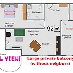 公寓 Bella - 3 Pools, 2 Bedrooms & 2 Bathrooms 阳光海滩