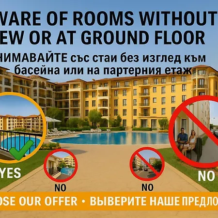 Bella - 3 Pools, 2 Bedrooms & 2 Bathrooms Apartment Slantschew brjag