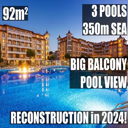 Apartment Bella - 3 Pools, 2 Bedrooms & 2 Bathrooms Sunny Beach